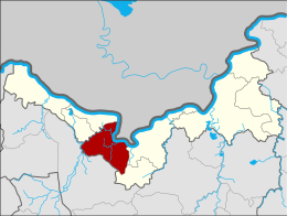 District de Tha Bo - Carte