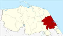 Bản đồ Pattani, Thái Lan với Sai Buri