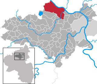 Elhelyezkedése Mayen-Koblenz térképén