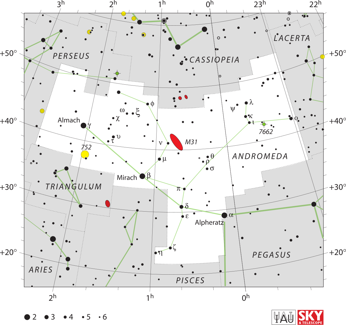 nasa star finder chart