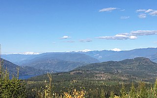 Anstey Range mountain in Canada