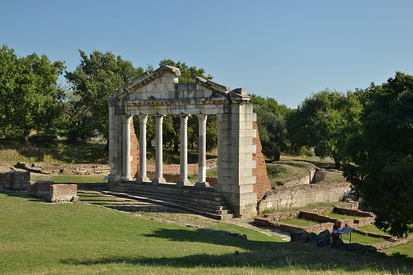 The "Monument to Agonothetes" was built in the 2nd century BC and functioned as Apollonia's municipal council meeting building in the Roman era