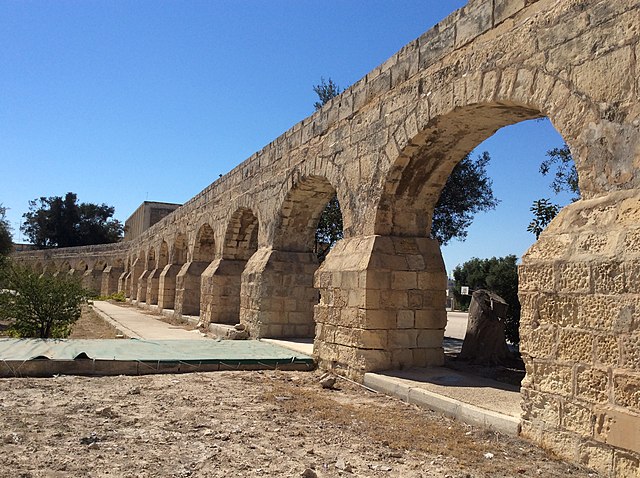 Part of the Wignacourt Aqueduct at Birkirkara