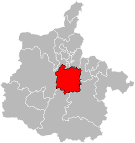 Situation of the canton of Nouvion-sur-Meuse in the department of Ardennes