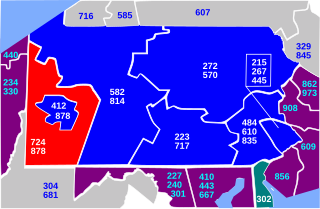 <span class="mw-page-title-main">Area code 724</span> Area code in western Pennsylvania