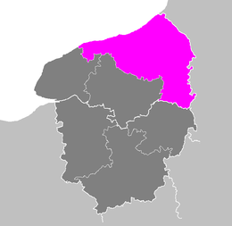 Arrondissement de Dieppe - Situation