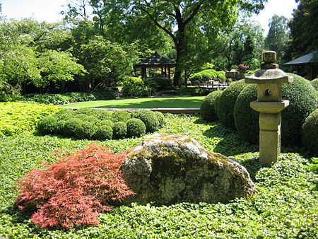 Augsburg Bot Garten Japang Mittelteil