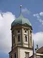 Zwiebel-Helm auf einem profan Turmbau (Augsburger Rathaus)