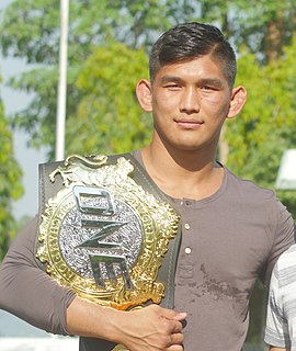 Aung La Nsang Burmese mixed martial arts fighter