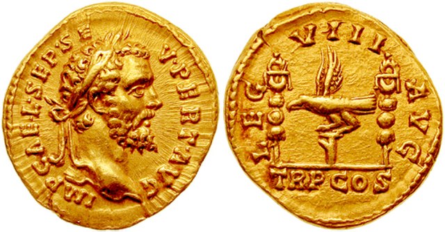 Coin of the Roman emperor Septimius Severus