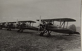 Avia B.122 training biplane