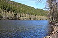 Čeština: Přehrada Březová na řece Teplé, střední část English: Middle part of Březová Reservoir on Teplá River, Czech Republic