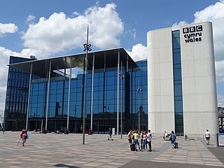 BBC Cymru Wales New Broadcasting House Television studio and office in Central Square, Cardiff