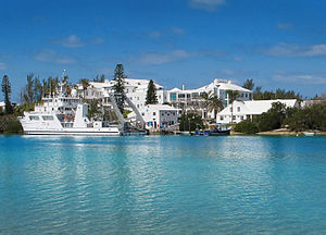 R/V Atlantic Explorer at the BIOS dock.