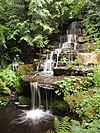 Wasserfall im Botanischen Garten