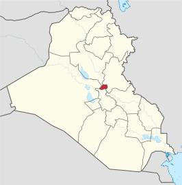 Kaart van Baghdad