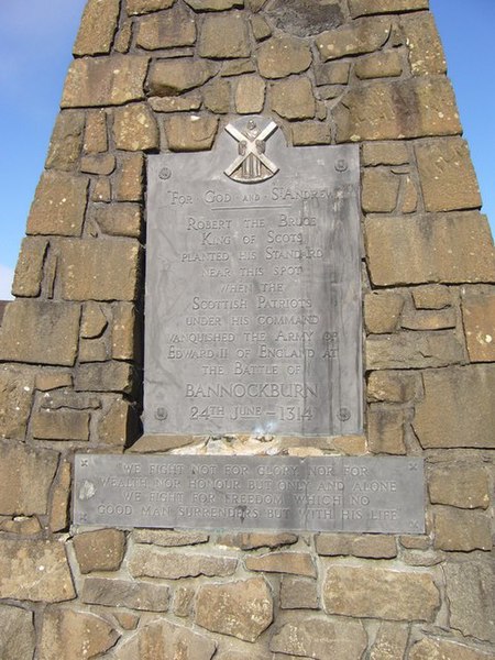 File:Bannockburn Monument plaque - geograph.org.uk - 1538086.jpg