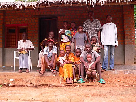 A family from Basankusu, Democratic Republic of the Congo.