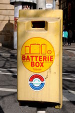 En batteribox i Luxemburg.