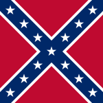 The battle flag of the Confederate States of America Battle flag of the Confederate States of America.svg