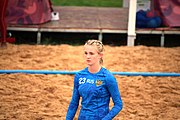 Deutsch: Beachhandball bei den Olympischen Jugendspielen 2018; Tag 6, 12. Oktober 2018; Mädchen, Platzierungsrundenspiel – Russland-Venezuela 2:0 English: Beach handball at the 2018 Summer Youth Olympics at 12 October 2018 – Girl's Consolation Round – Russland-Venezuela 2:0