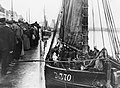 Belgiske flyktninger på havnen i Oostende, oktober 1914