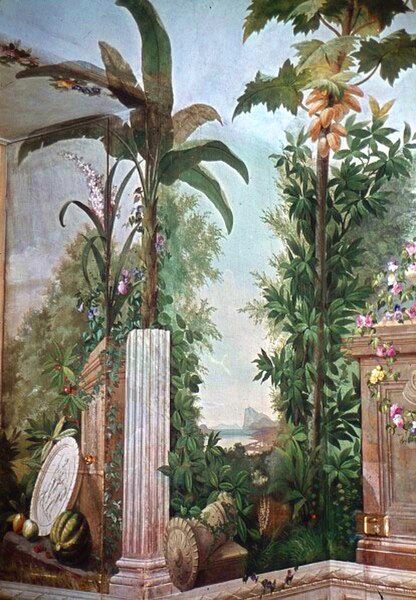 J.W. Bergl Schloss Schoenbrunn Vienna, Austria, 1770, Archive of European wall and ceiling paintings