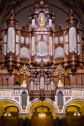 The organ of the Berlin Cathedral, where Schmeding recorded Vol. 14 of the complete works by Max Reger Berliner Dom 007.jpg