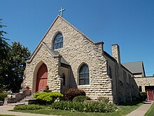 Bethel Church was restored and is now home to the Great Revivalist Brewery Bethel AME Church - Clinton, Iowa.JPG