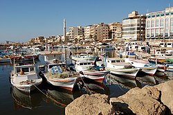Boats on Tartus boat harbor.jpg