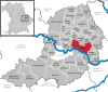 Placering af kommunen Bogen i distriktet Straubing-Bogen