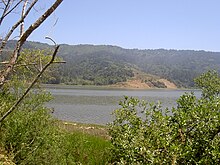 West side of Bolinas Ridge in Marin County, California, viewed from across the Bolinas Lagoon, 2009 Bolinas Ridge 3418.JPG