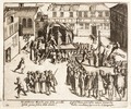 Execution of homosexual Franciscan monks, Bruges 1578. From Bor: Nederlantsche Oorloghen, 1621