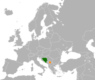 <span class="mw-page-title-main">Bosnia and Herzegovina–Kosovo relations</span> Diplomatic relations between Bosnia and Herzegovina and Kosovo