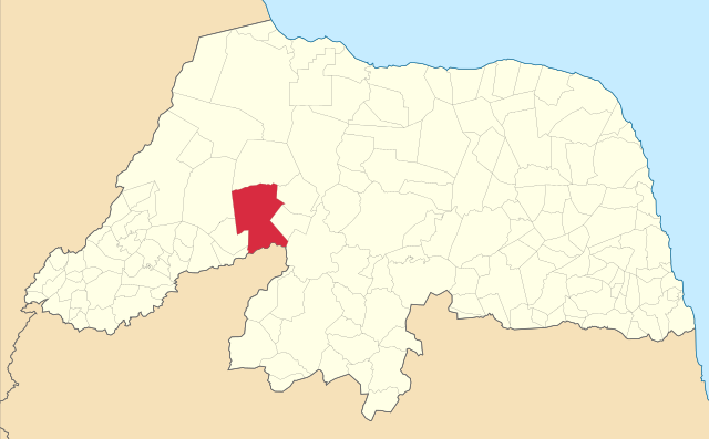 Localização de Campo Grande no Rio Grande do Norte