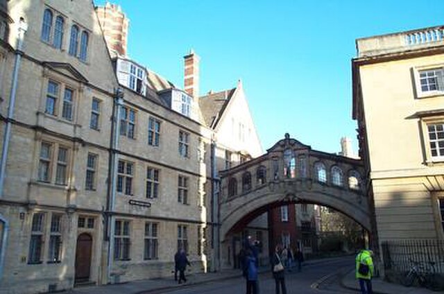 The Bridge of Sighs at Oxford