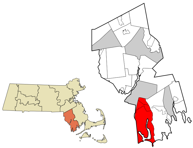 File:Bristol County Massachusetts incorporated and unincorporated areas Westport highlighted.svg