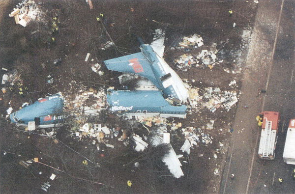 Wreckage of G-OBME