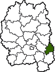 Distretto di Brusyliv – Mappa