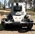 Finnish BT-42 assault gun, built on the BT-7 chassis.