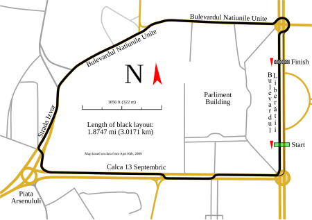 Bucharest Ring circuit map