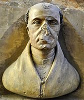 Bust of Václav of Radeč (canon of Prague Metropolitan chapter) in St. Vitus Cathedral, c. 1390.