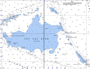 Mapa de Cay Sal Bank