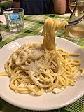 Gambar mini seharga Cacio e pepe