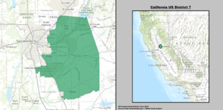 <span class="mw-page-title-main">California's 7th congressional district</span> U.S. House district for California