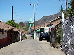 Street in Santa Lucía, Sinaloa