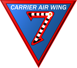 Transporteur aérien Patch Wing 7 (US Navy) 2015.png