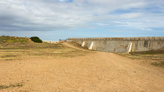 A wall of the fort of Castro Marim