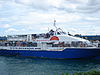 A fast ferry that serves Cebu to Bohol