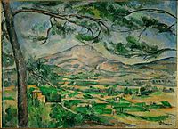 Paul Cézanne, Mont Sainte-Victoire with Large Pine, c. 1887